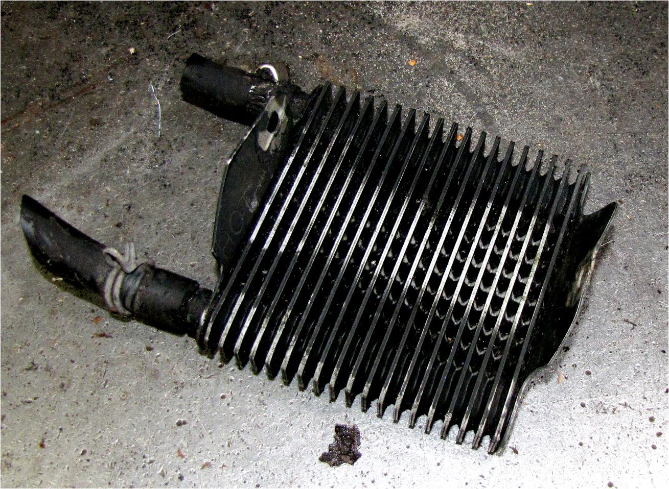 unknown Dixie Chopper FX2500 Gas Oil Cooler used tractor part