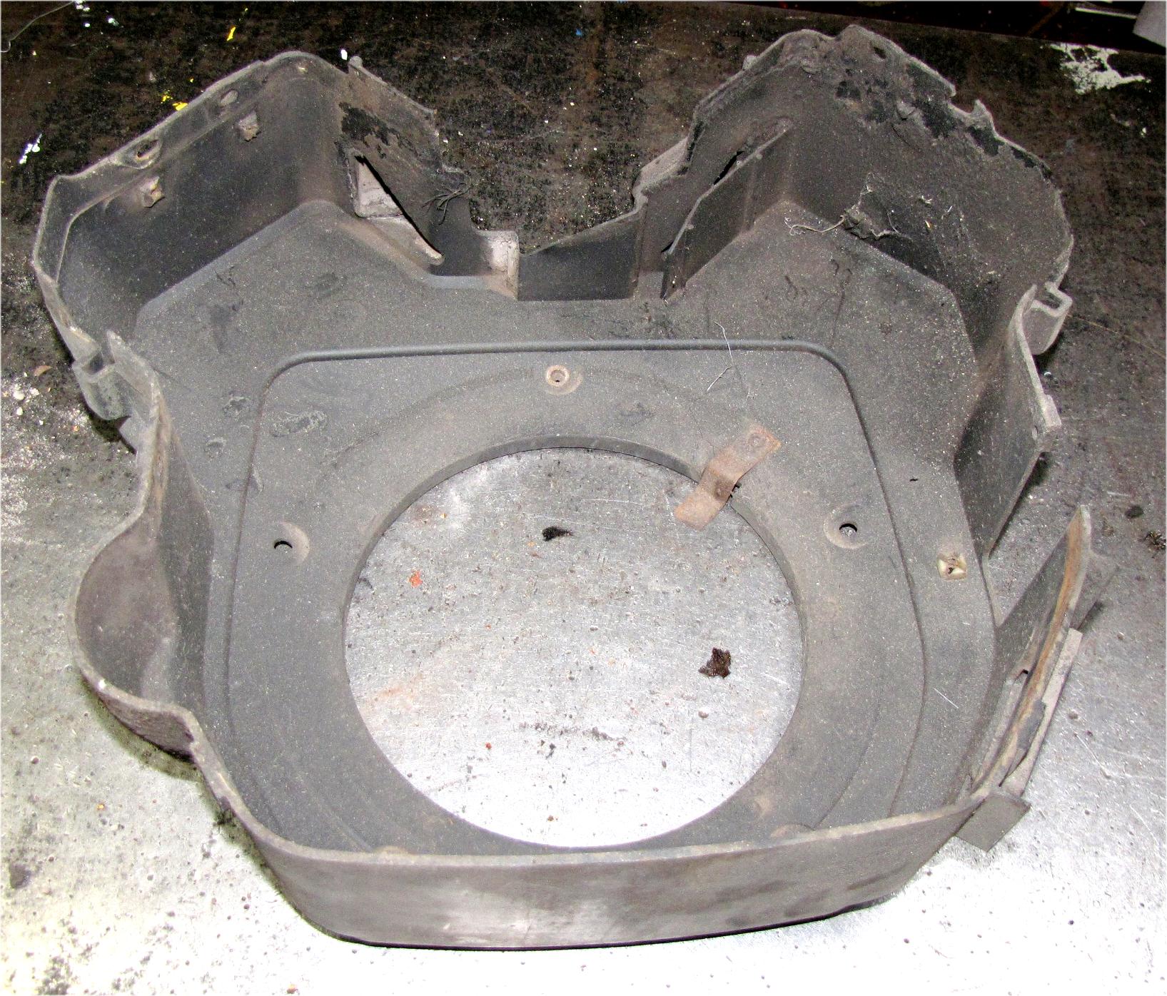 unknown Dixie Chopper FX2500 Gas Engine Shroud used tractor part