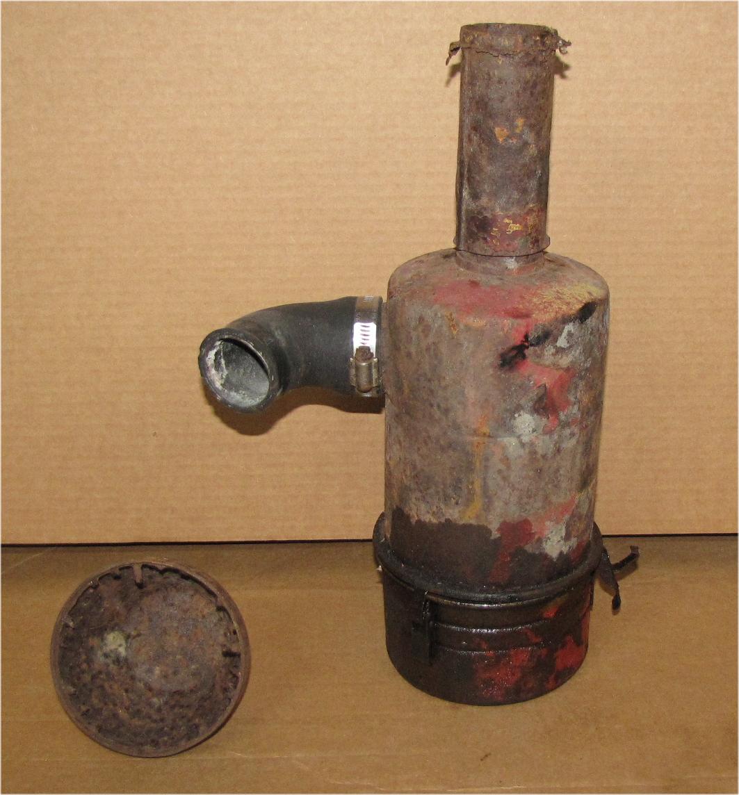 1960 Case International Harvester B275 Diesel Air Filter / Cleaner Canister used tractor part