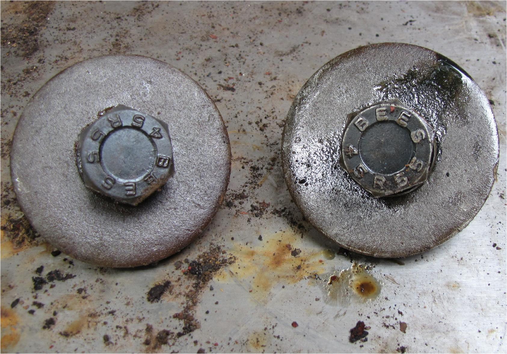 1960 Case International Harvester B275 Diesel ear Axle Gear Bolts with washers used tractor part