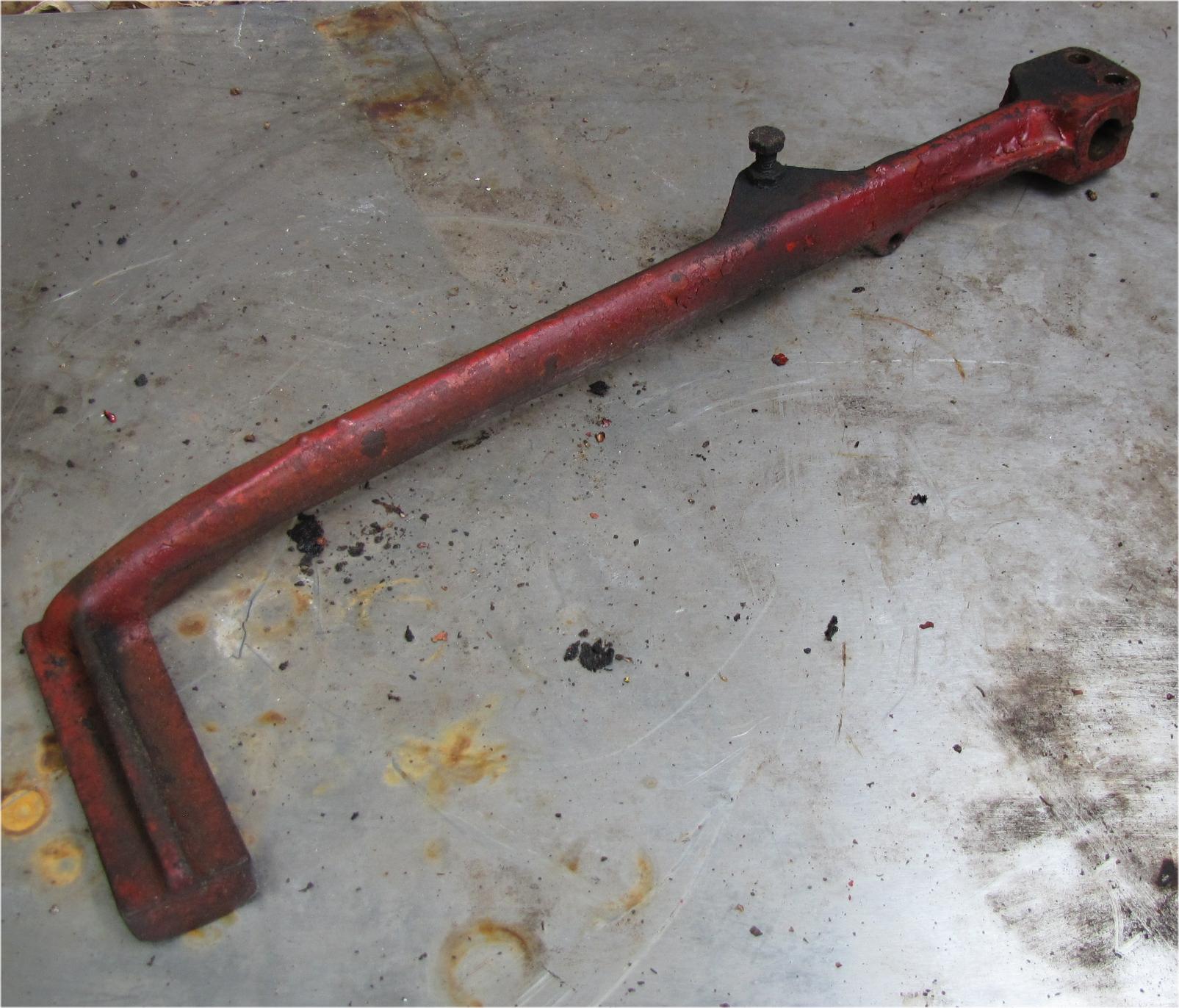 1960 Case International Harvester B275 Diesel Clutch Pedal used tractor part