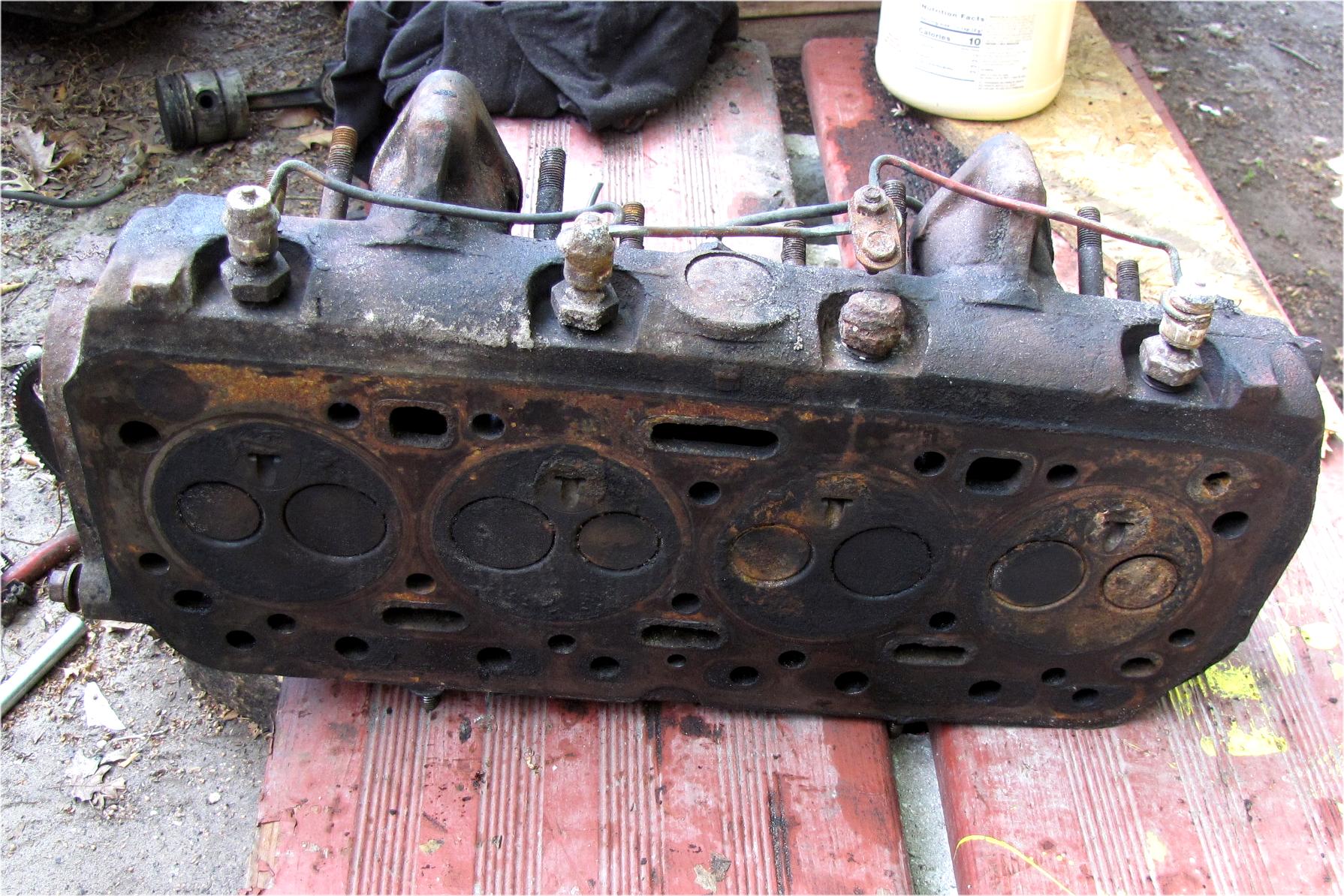 1960 Case International Harvester B275 Diesel Cylinder Head used tractor part