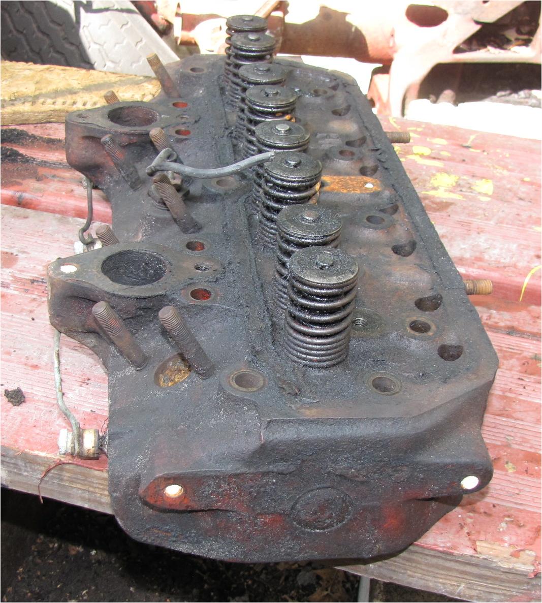 1960 Case International Harvester B275 Diesel Cylinder Head used tractor part