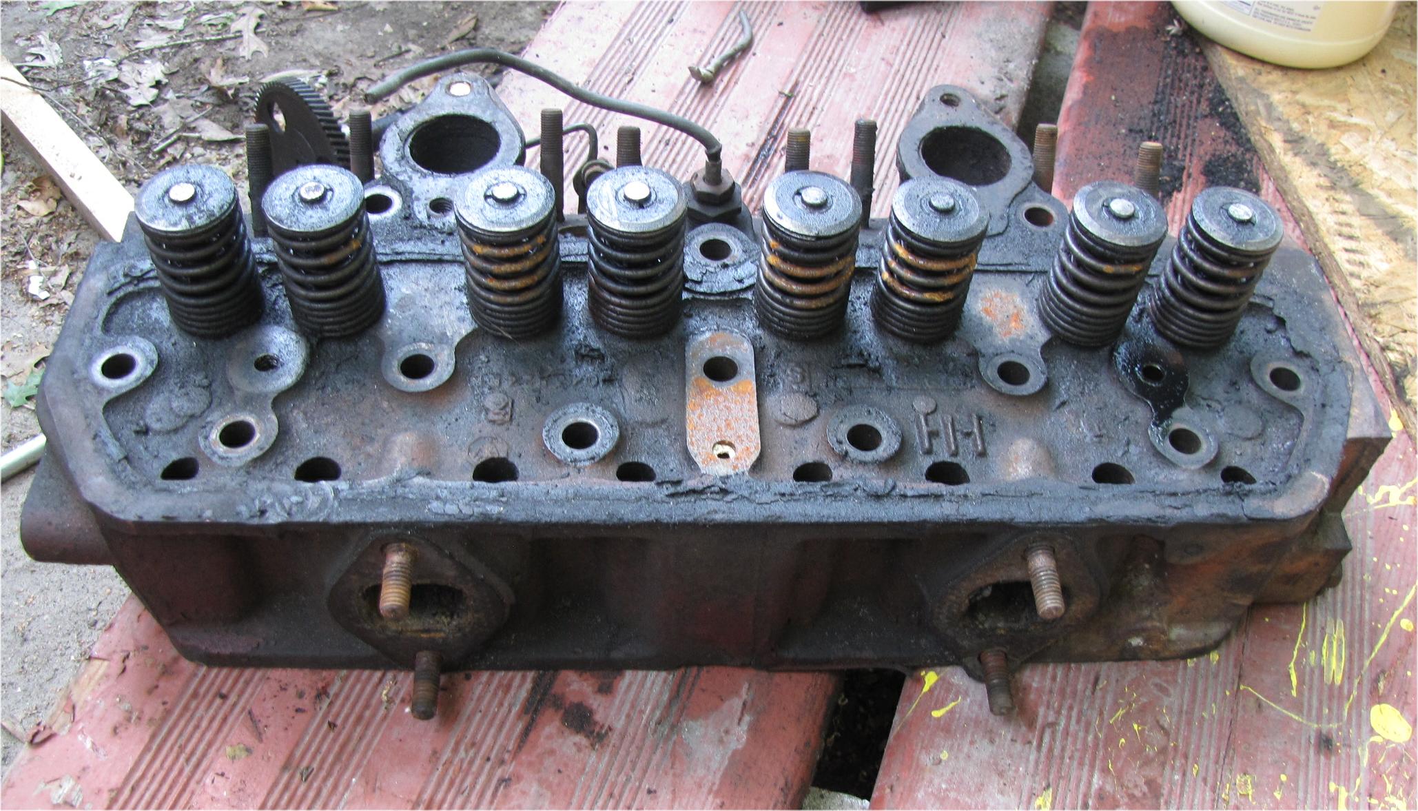 1960 Case International Harvester B275 Diesel Cylinder Head used tractor part
