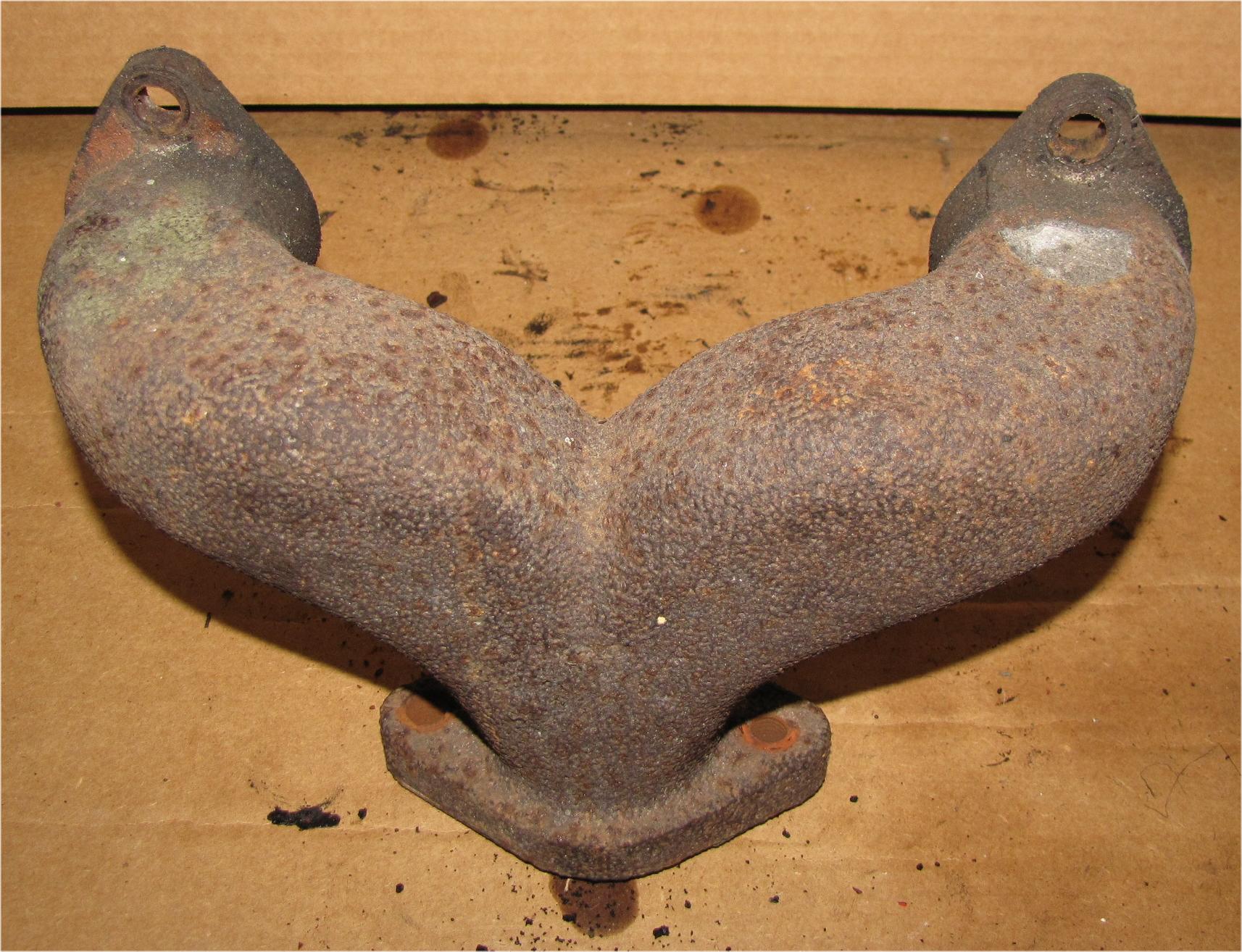 1960 Case International Harvester B275 Diesel Exhaust Manifold used tractor part