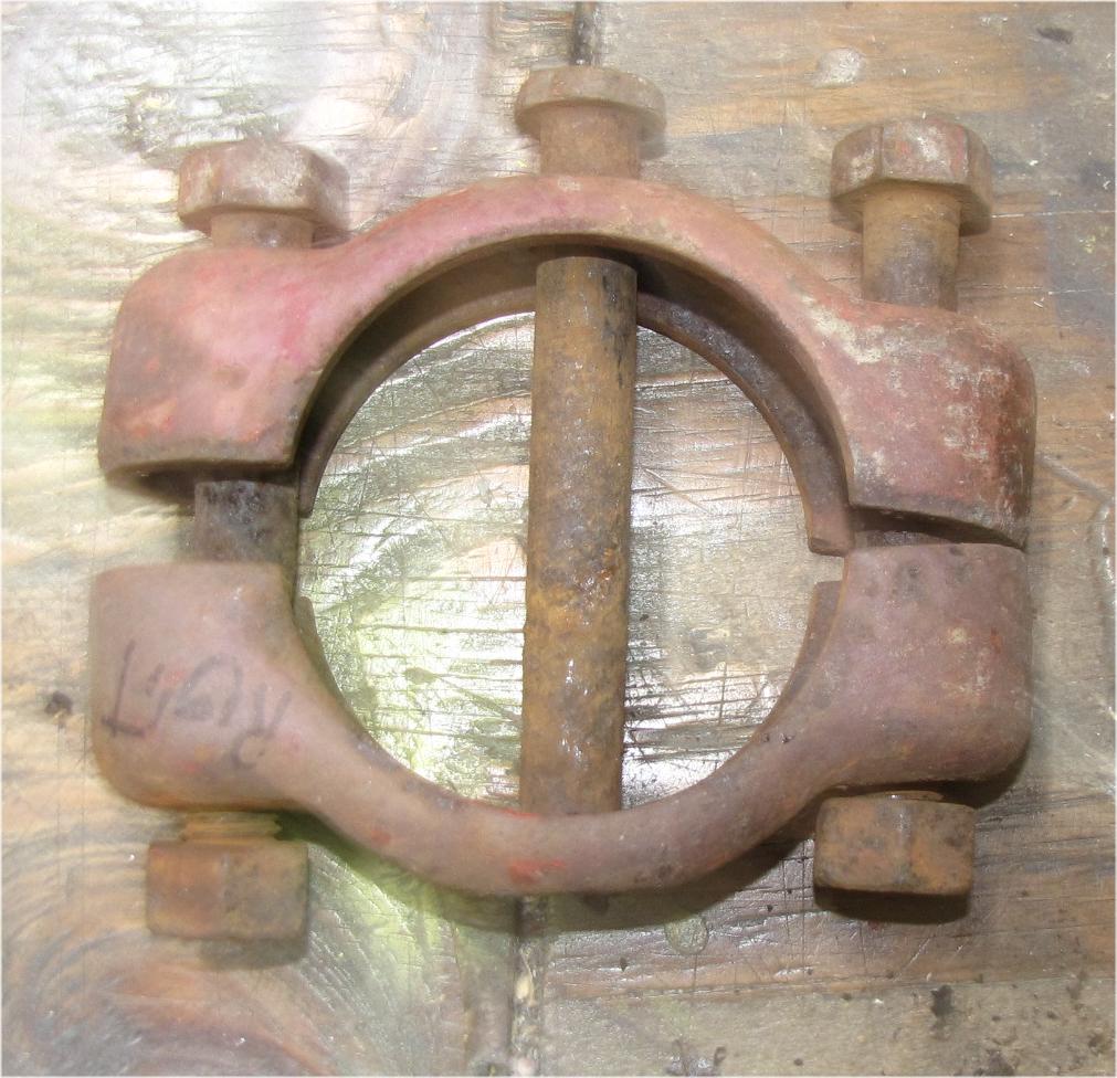 1960 Case International Harvester B275 Diesel Front axle tube Clamp used tractor part