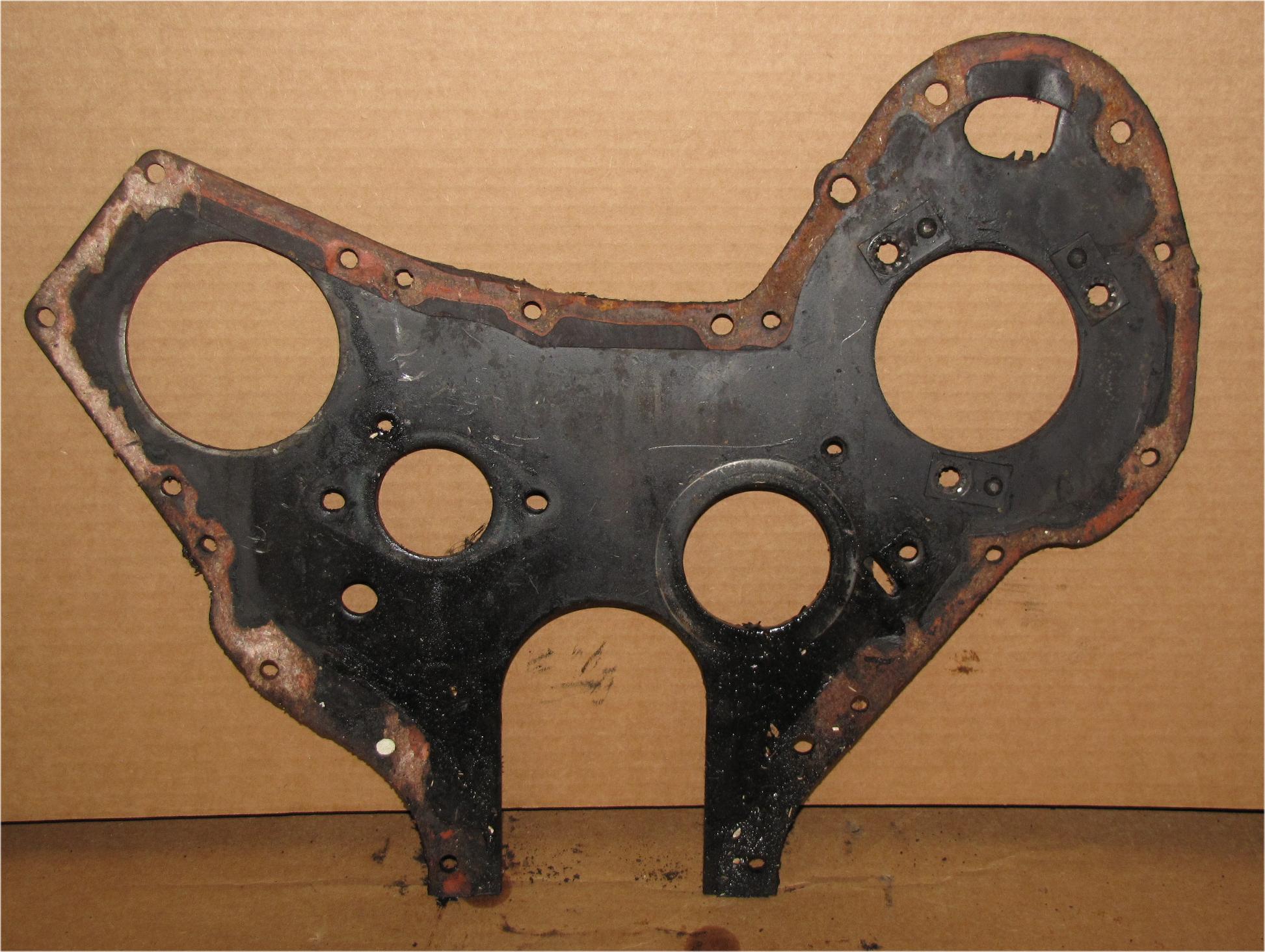 1960 Case International Harvester B275 Diesel Front Timing Cover BACK  plate used tractor part