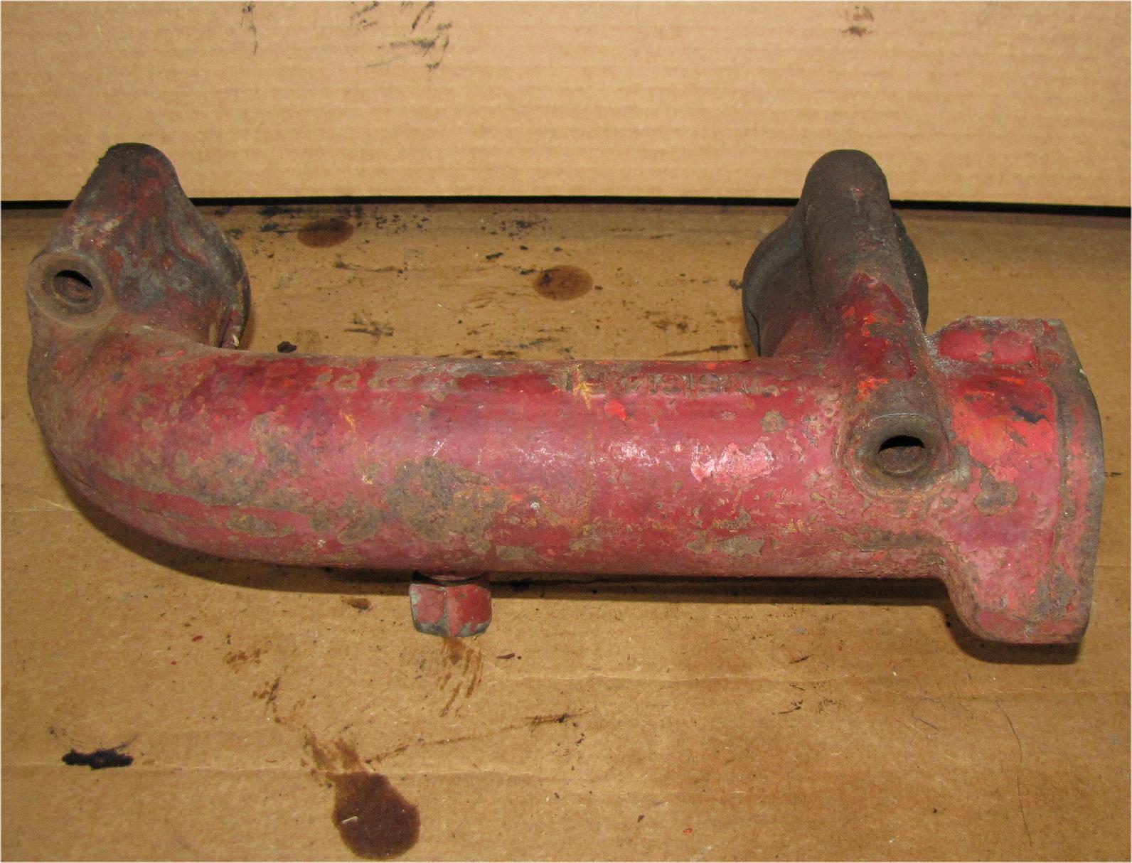 1960 Case International Harvester B275 Diesel Intake Manifold used tractor part