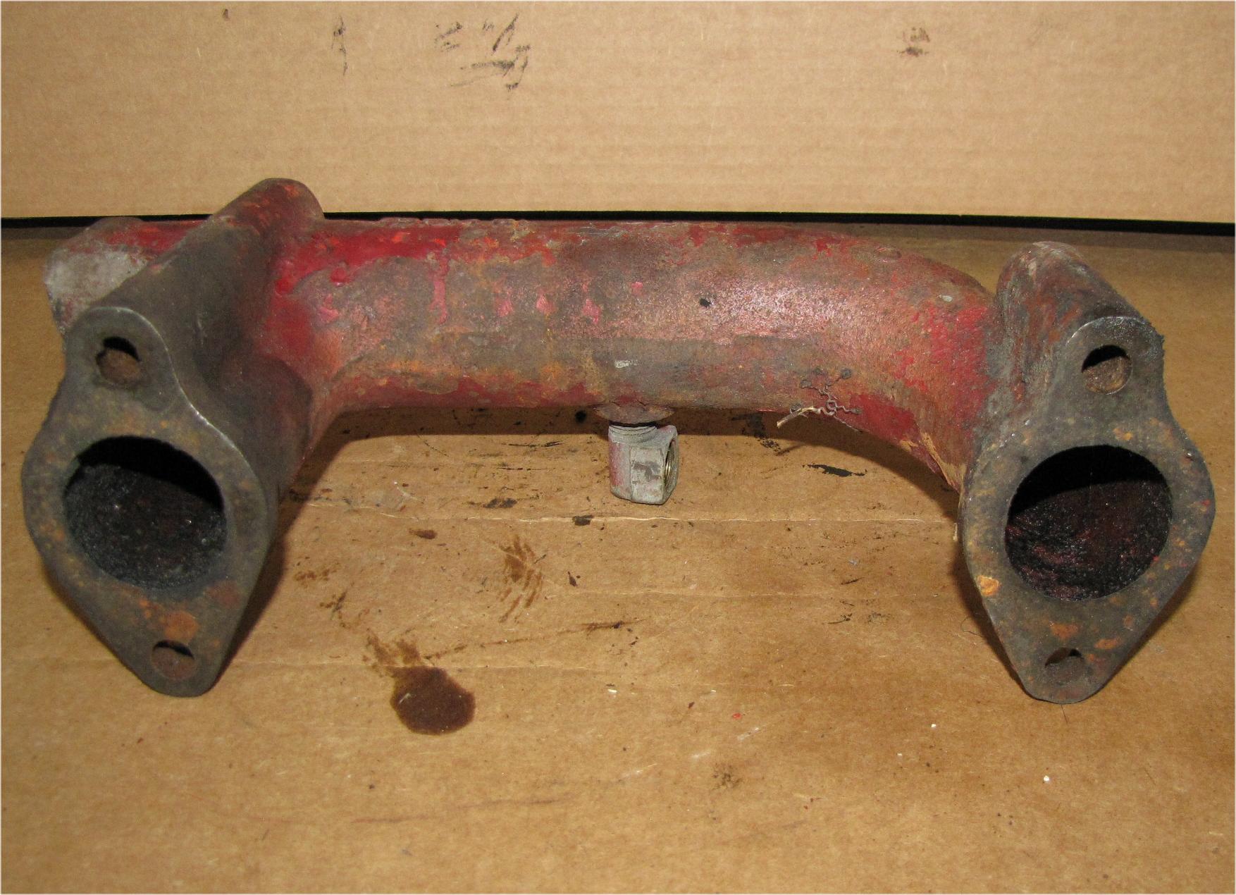 1960 Case International Harvester B275 Diesel Intake Manifold used tractor part
