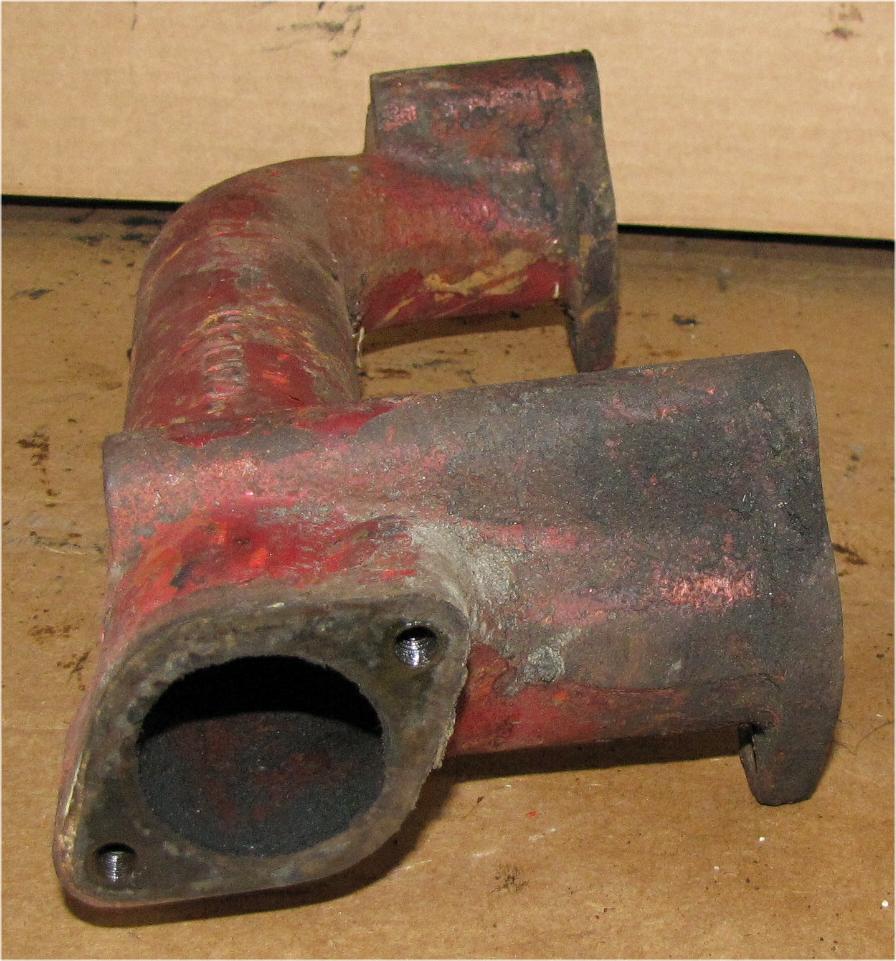 1960 Case International Harvester B275 Diesel Intake Manifold used tractor part