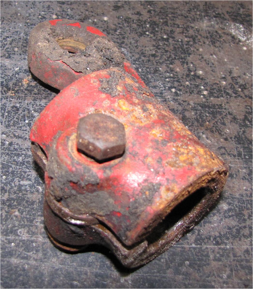 1960 Case International Harvester B275 Diesel Left Brake Rocker / Lever used tractor part