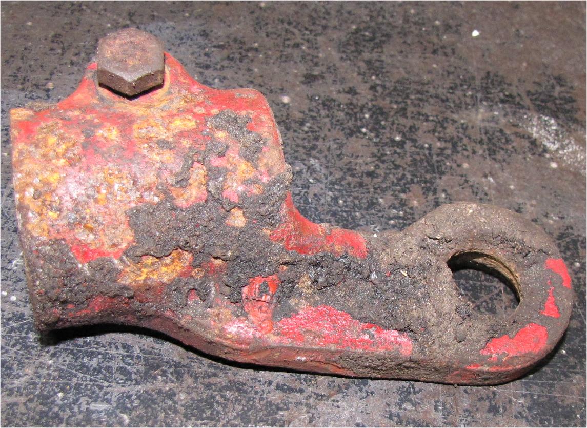 1960 Case International Harvester B275 Diesel Left Brake Rocker / Lever used tractor part