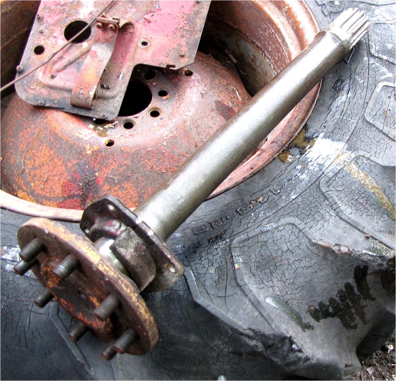 1960 Case International Harvester B275 Diesel Left Rear Axle used tractor part