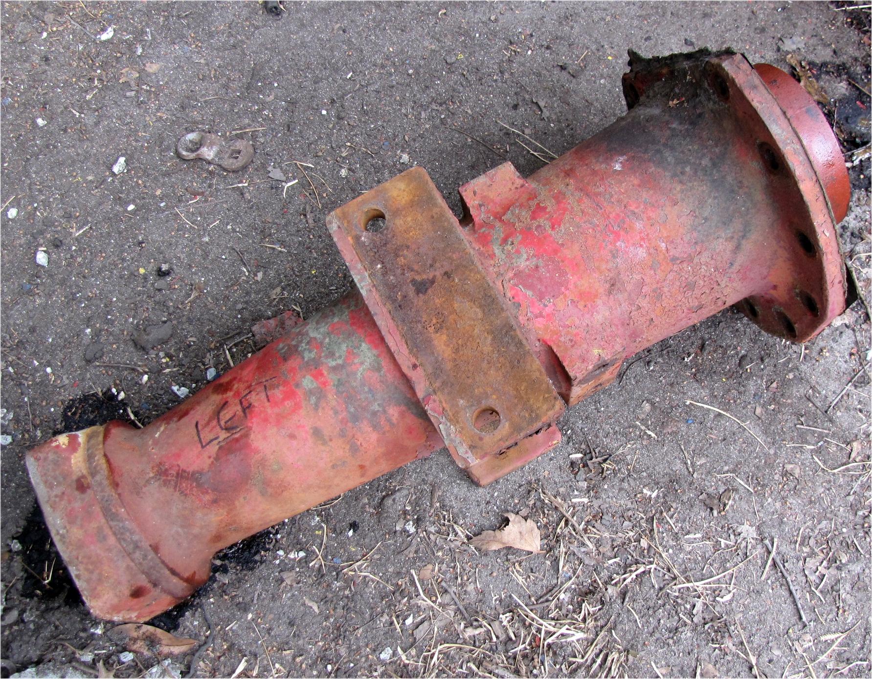 1960 Case International Harvester B275 Diesel Left Rear Axle Housing Copy used tractor part