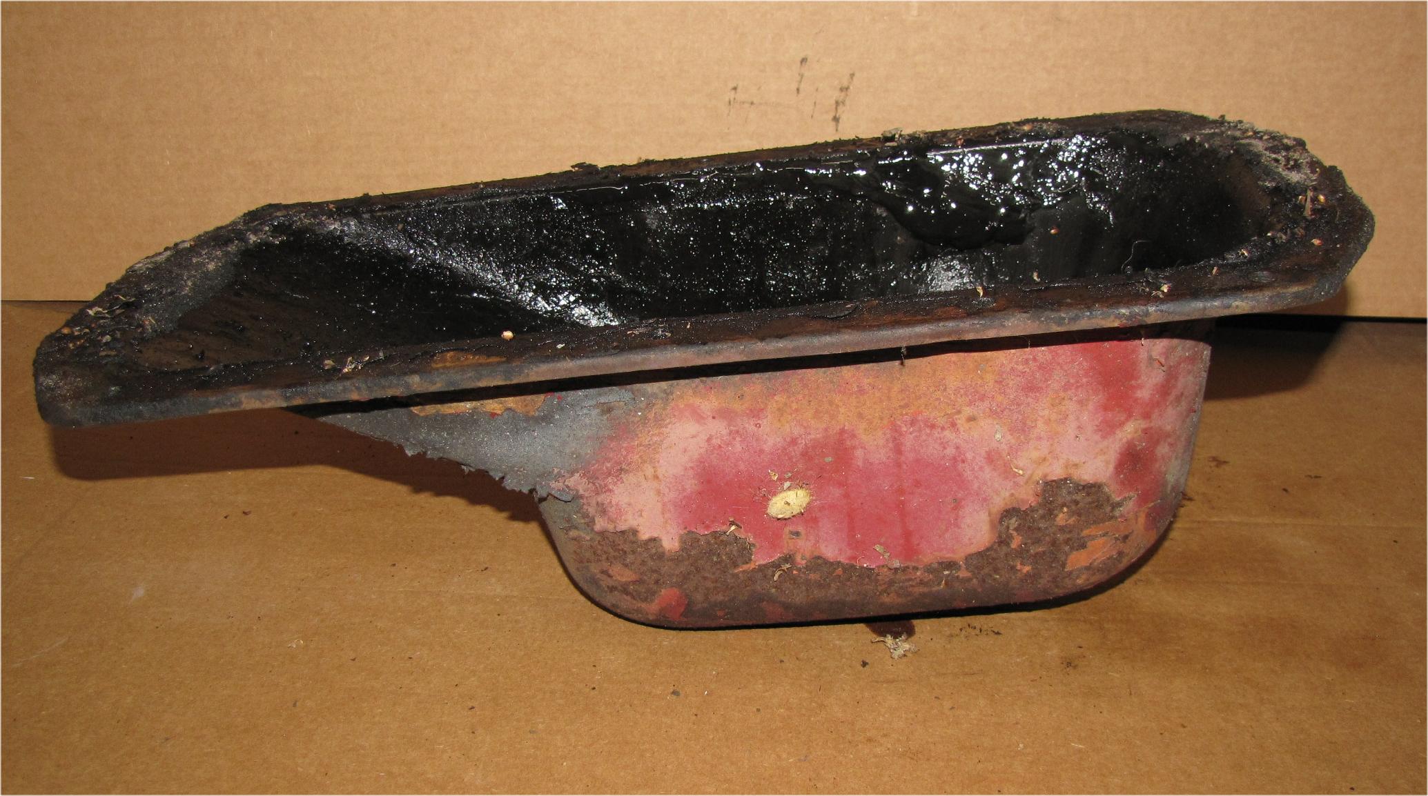 1960 Case International Harvester B275 Diesel Engine Oil Pan used tractor part