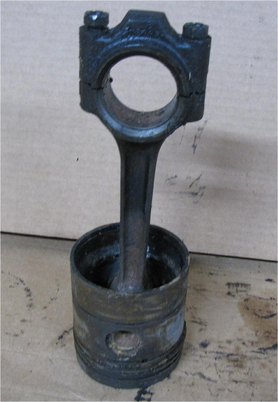 1960 Case International Harvester B275 Diesel Piston and Connecting Rod used tractor part