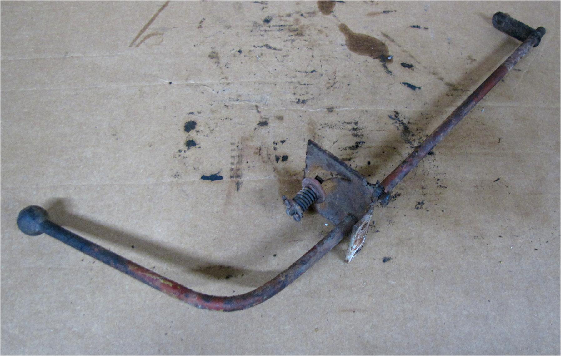 1960 Case International Harvester B275 Diesel Throttle Lever Assembly used tractor part