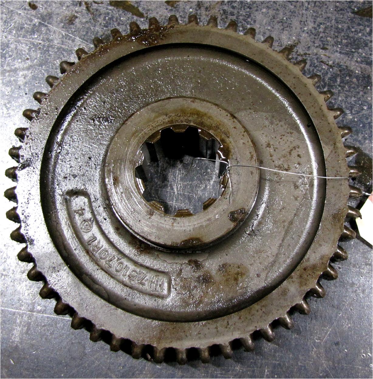 1960 Case International Harvester B275 Diesel Transmission Gear top gear 6 used tractor part