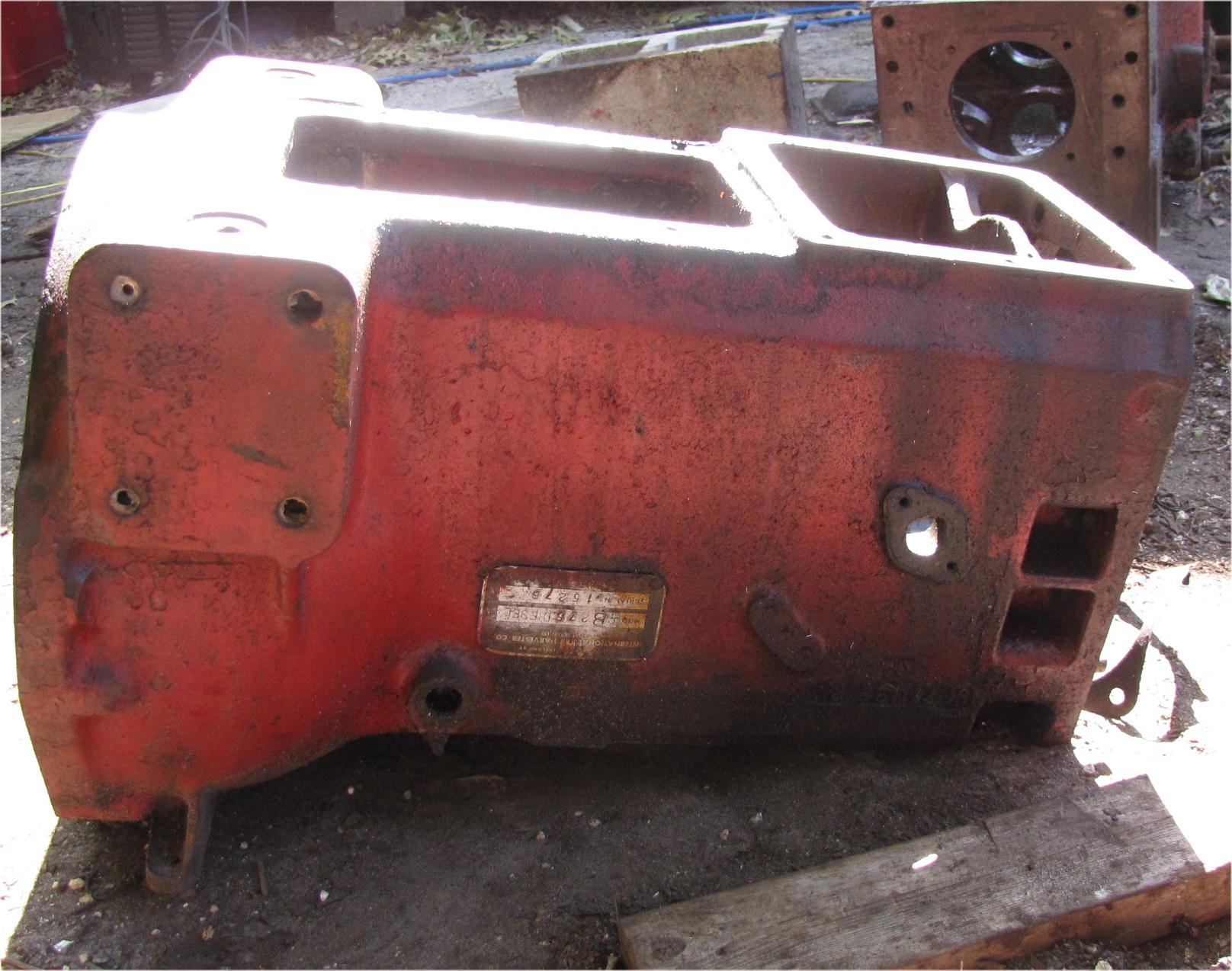 1960 Case International Harvester B275 Diesel Transmission Bell Housing used tractor part