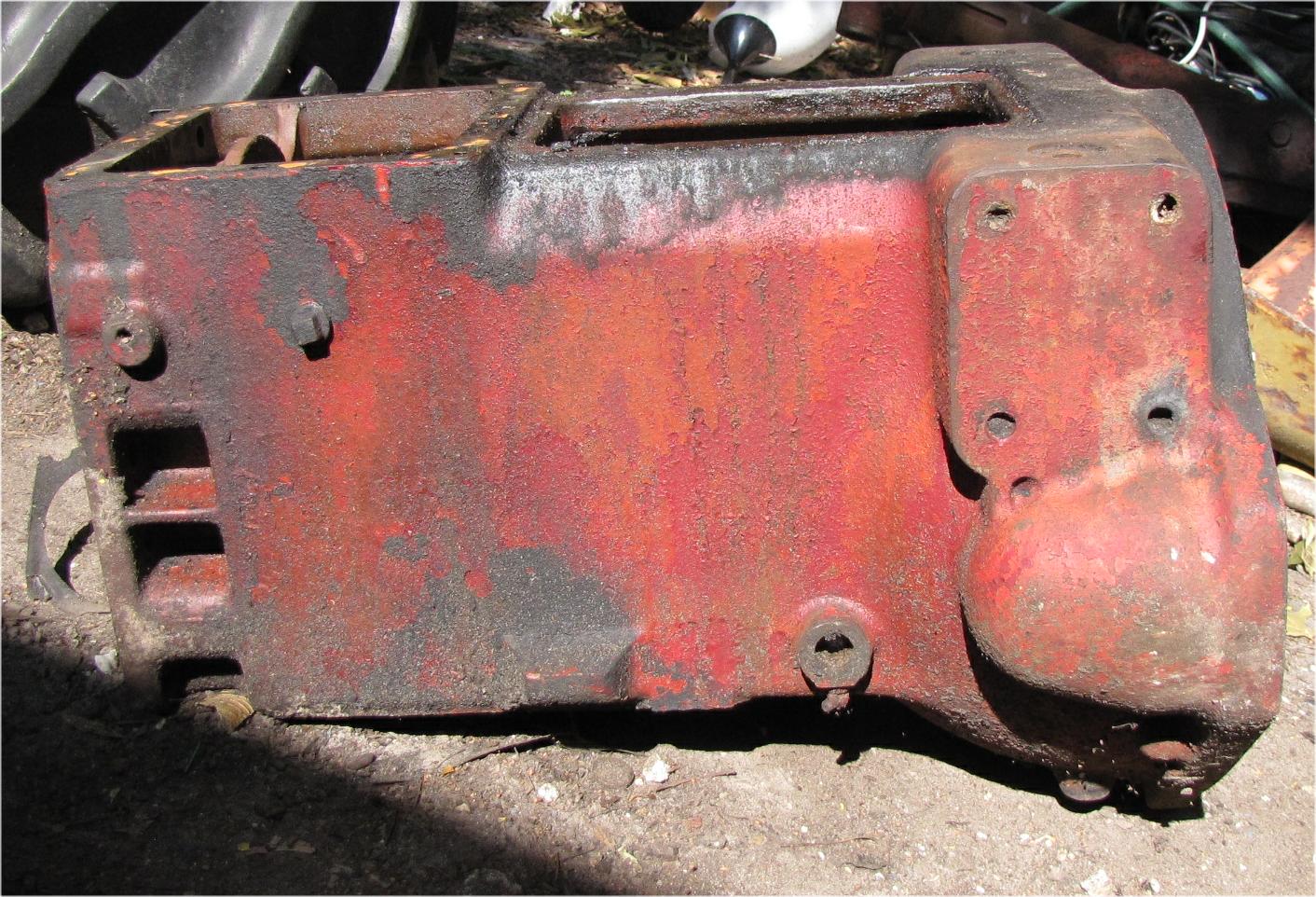 1960 Case International Harvester B275 Diesel Transmission Bell Housing used tractor part