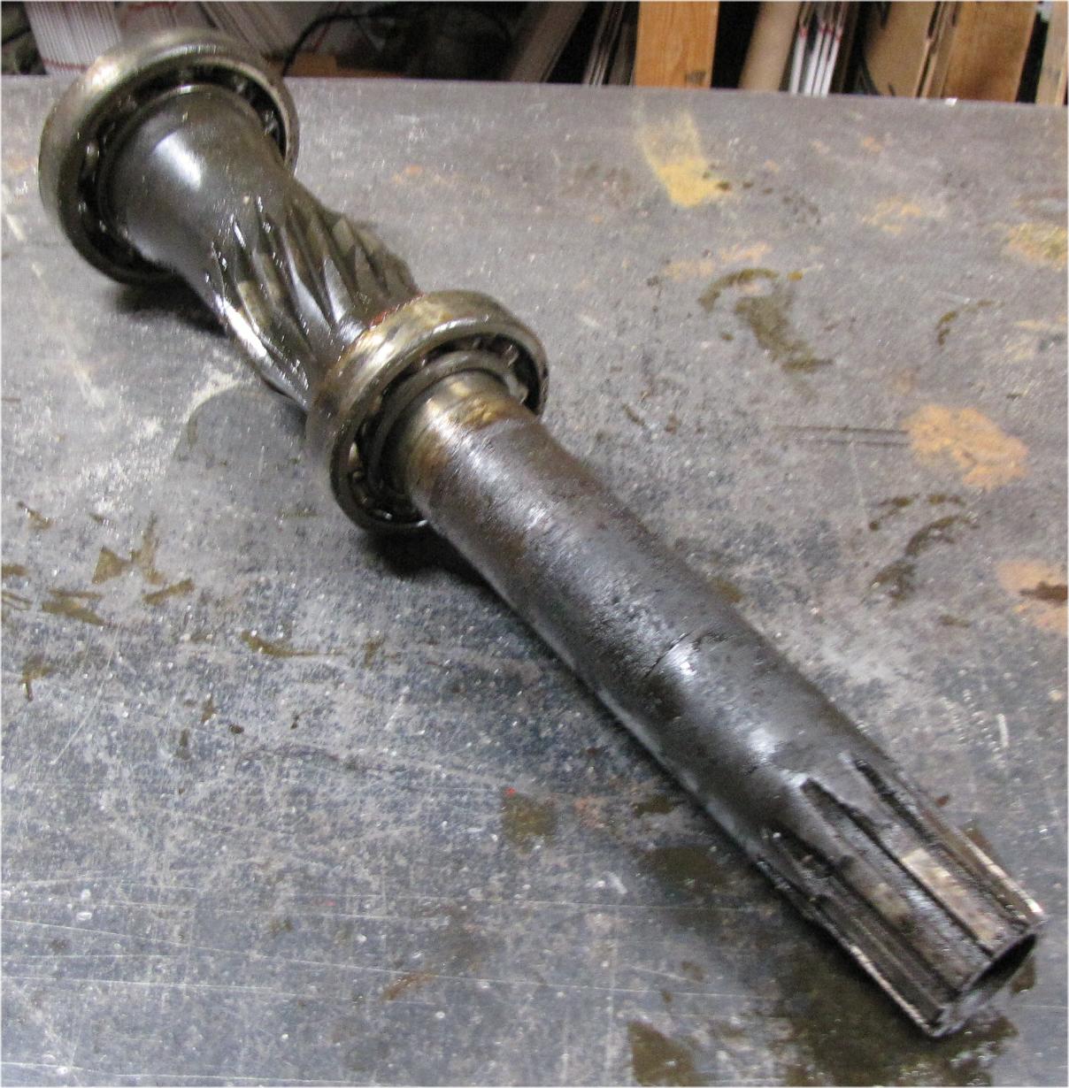 1960 Case International Harvester B275 Diesel Transmission Input Shaft Tube PTO Drive used tractor part