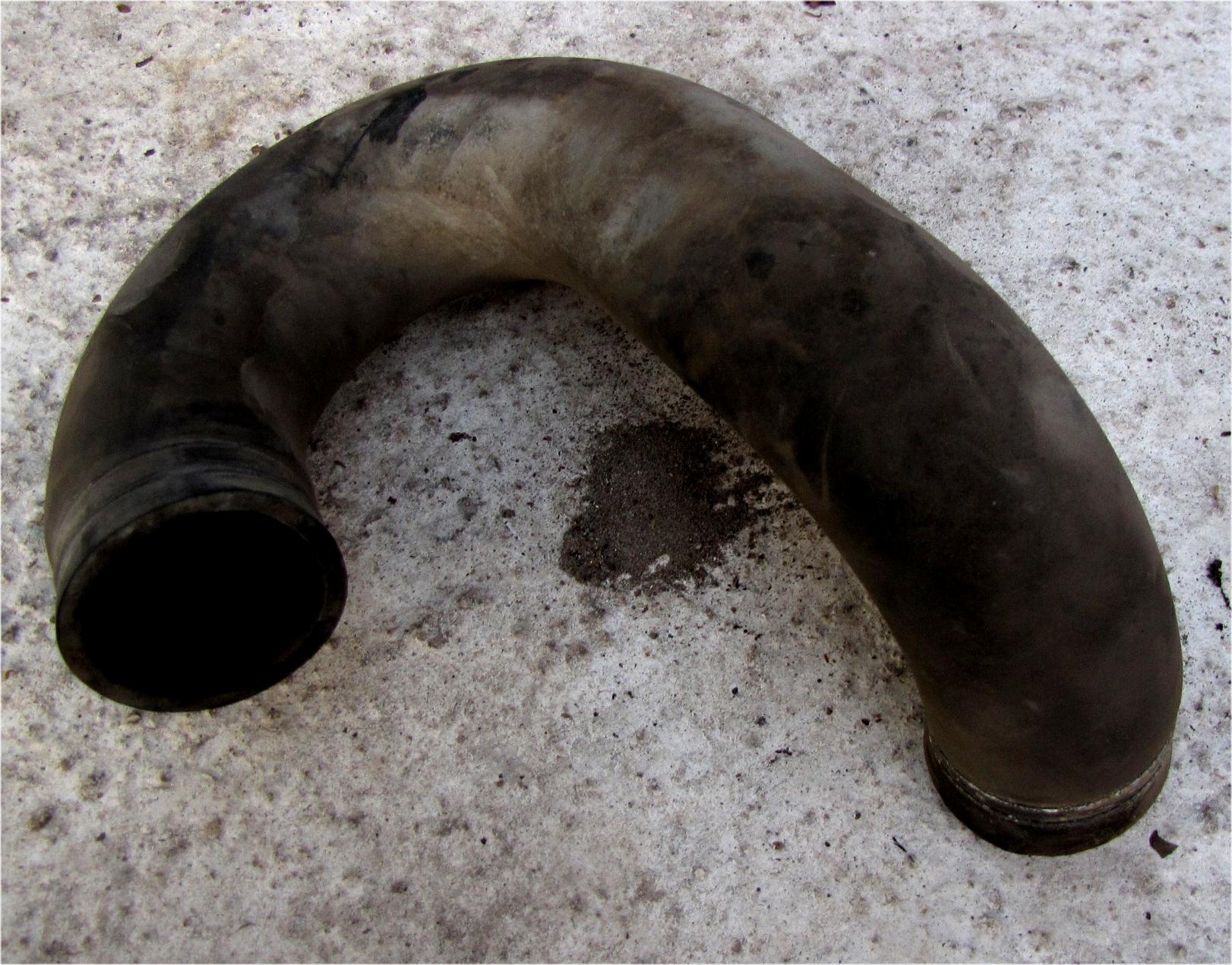 unknown Mitsubishi mt210 Diesel Cap to Air Cleaner hose used tractor part