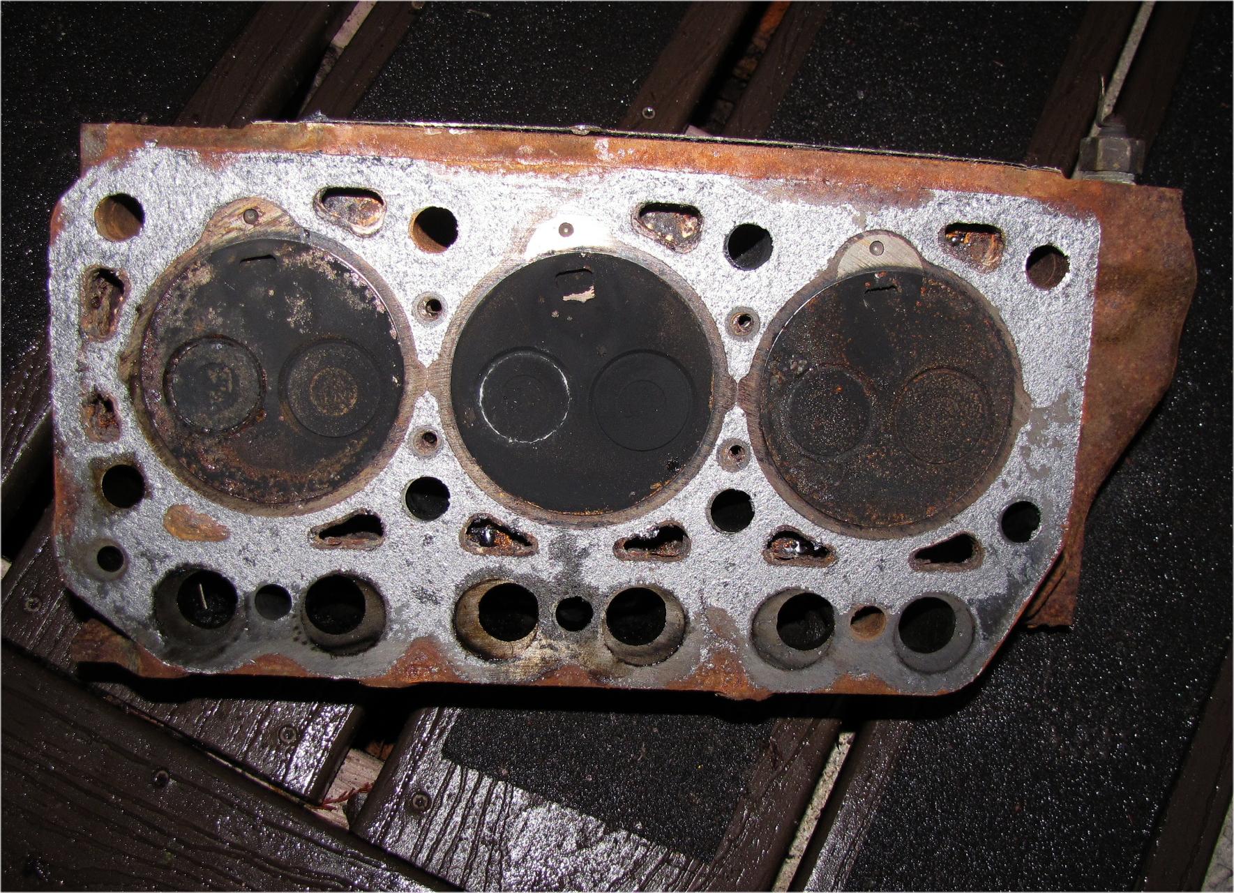 unknown Mitsubishi mt210 Diesel Cylinder Head used tractor part