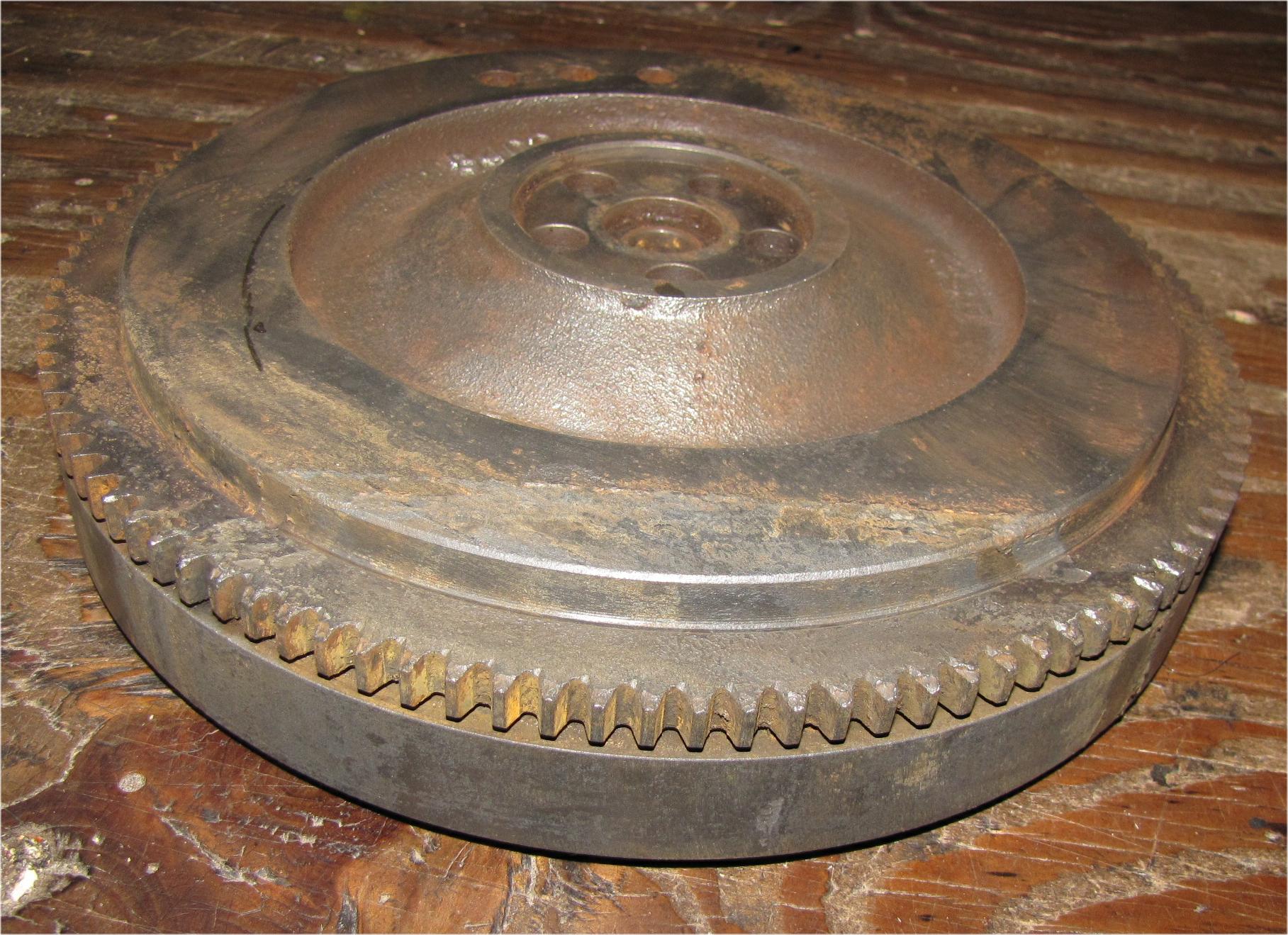 unknown Mitsubishi mt210 Diesel Flywheel with Ring Gear used tractor part