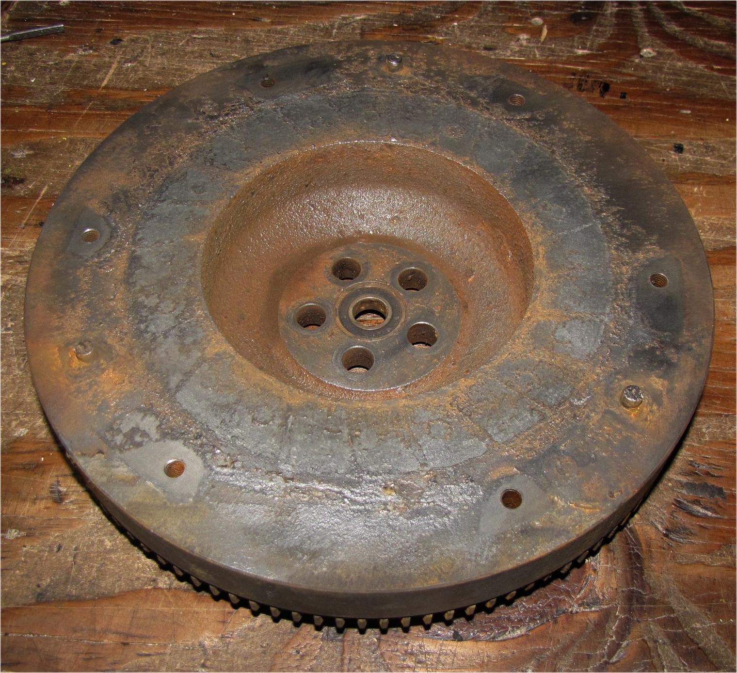 unknown Mitsubishi mt210 Diesel Flywheel with Ring Gear used tractor part