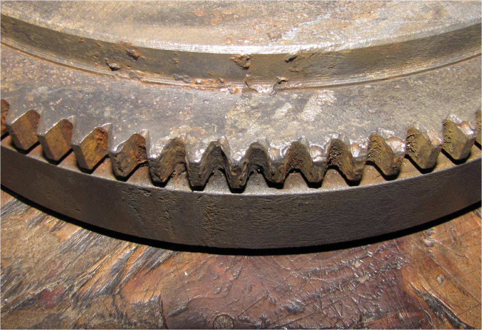 unknown Mitsubishi mt210 Diesel Flywheel with Ring Gear used tractor part