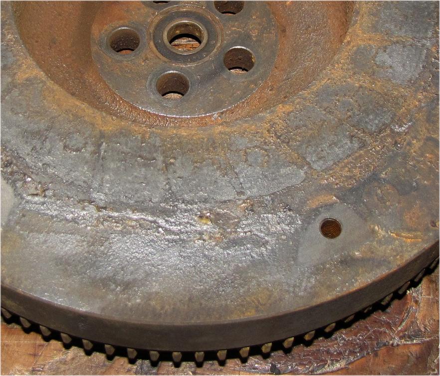 unknown Mitsubishi mt210 Diesel Flywheel with Ring Gear used tractor part