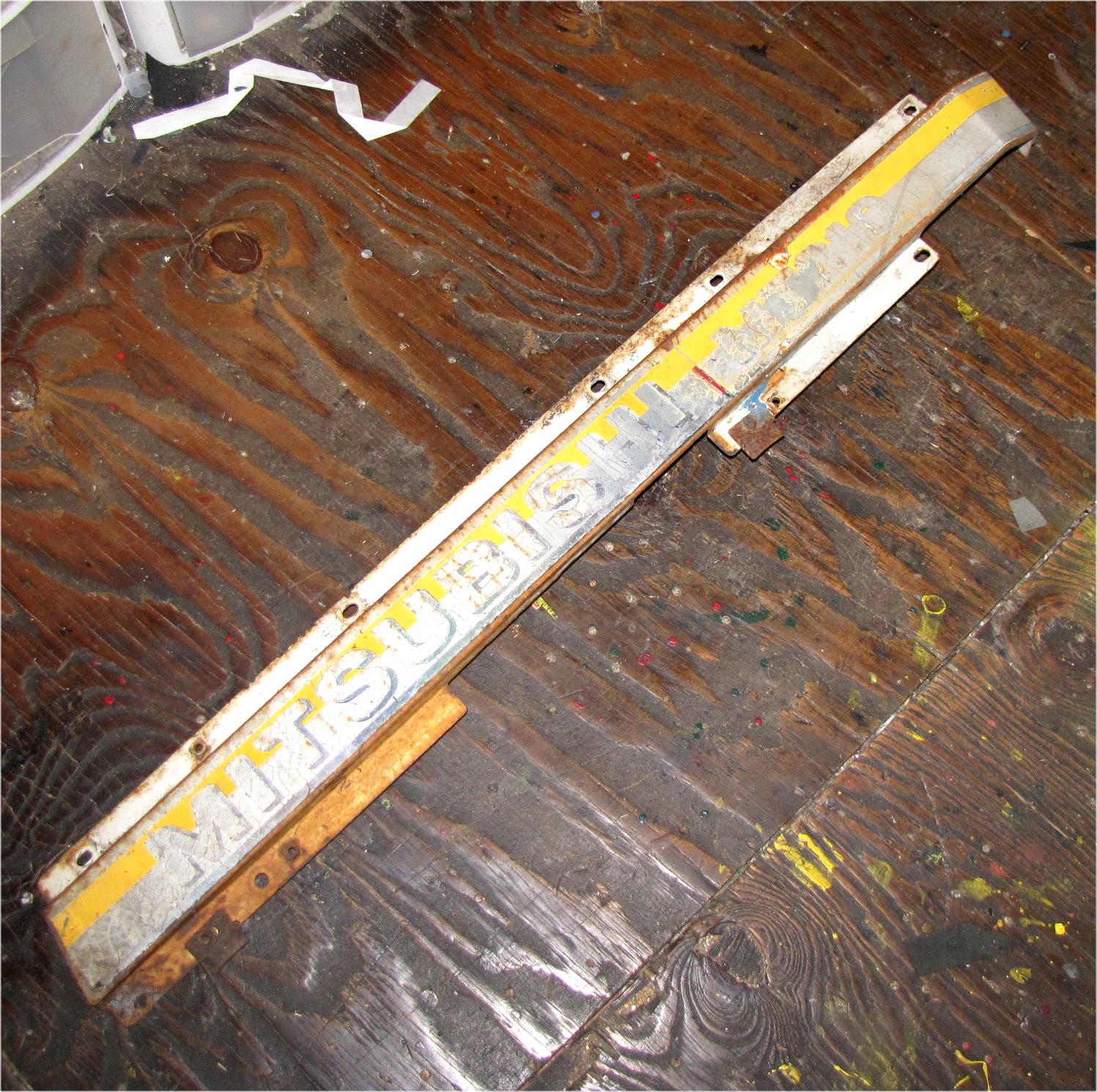 unknown Mitsubishi mt210 Diesel Left Lower Hood Panel sheet metal used tractor part