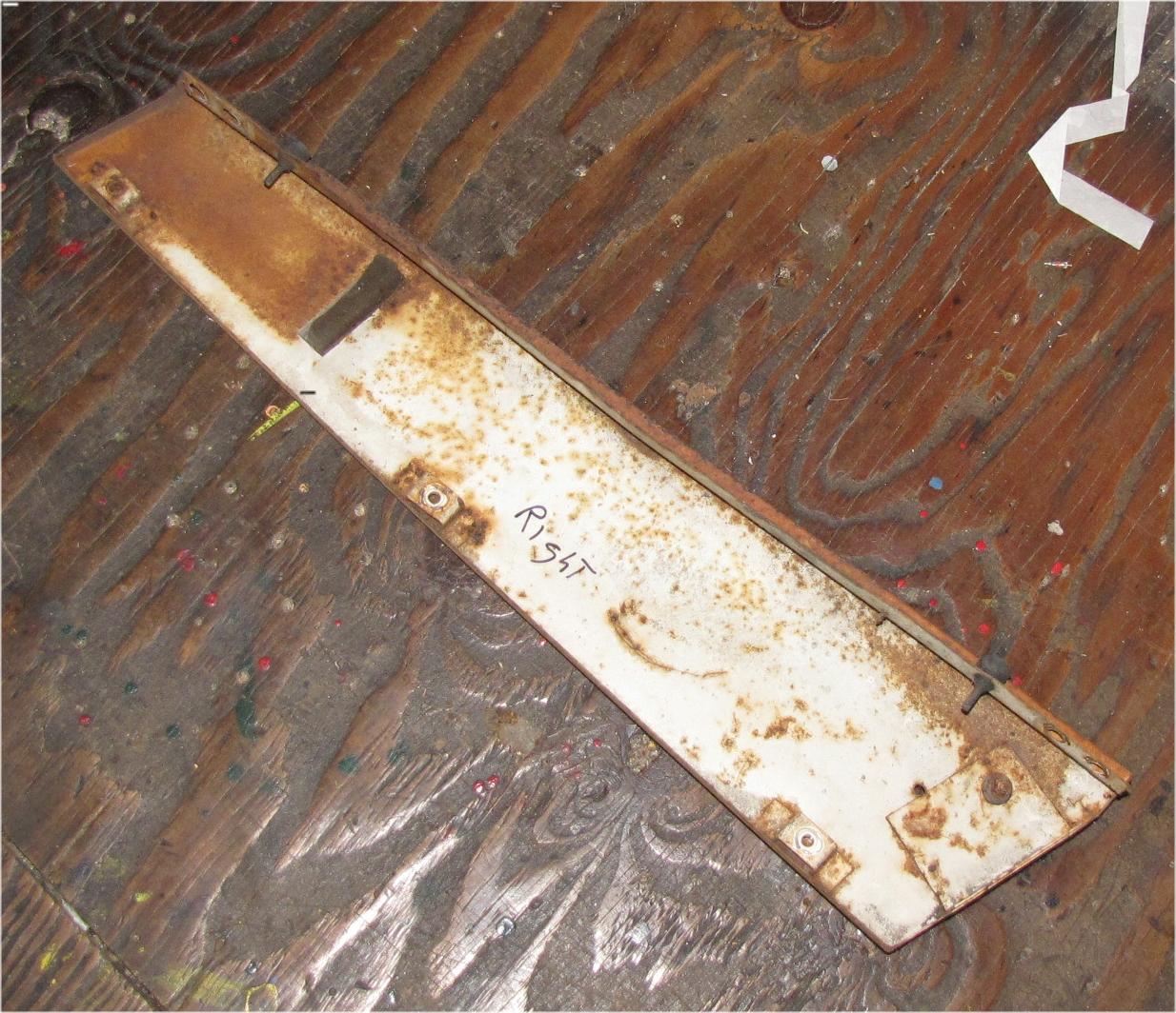 unknown Mitsubishi mt210 Diesel Right upper Hood Panel sheet metal used tractor part
