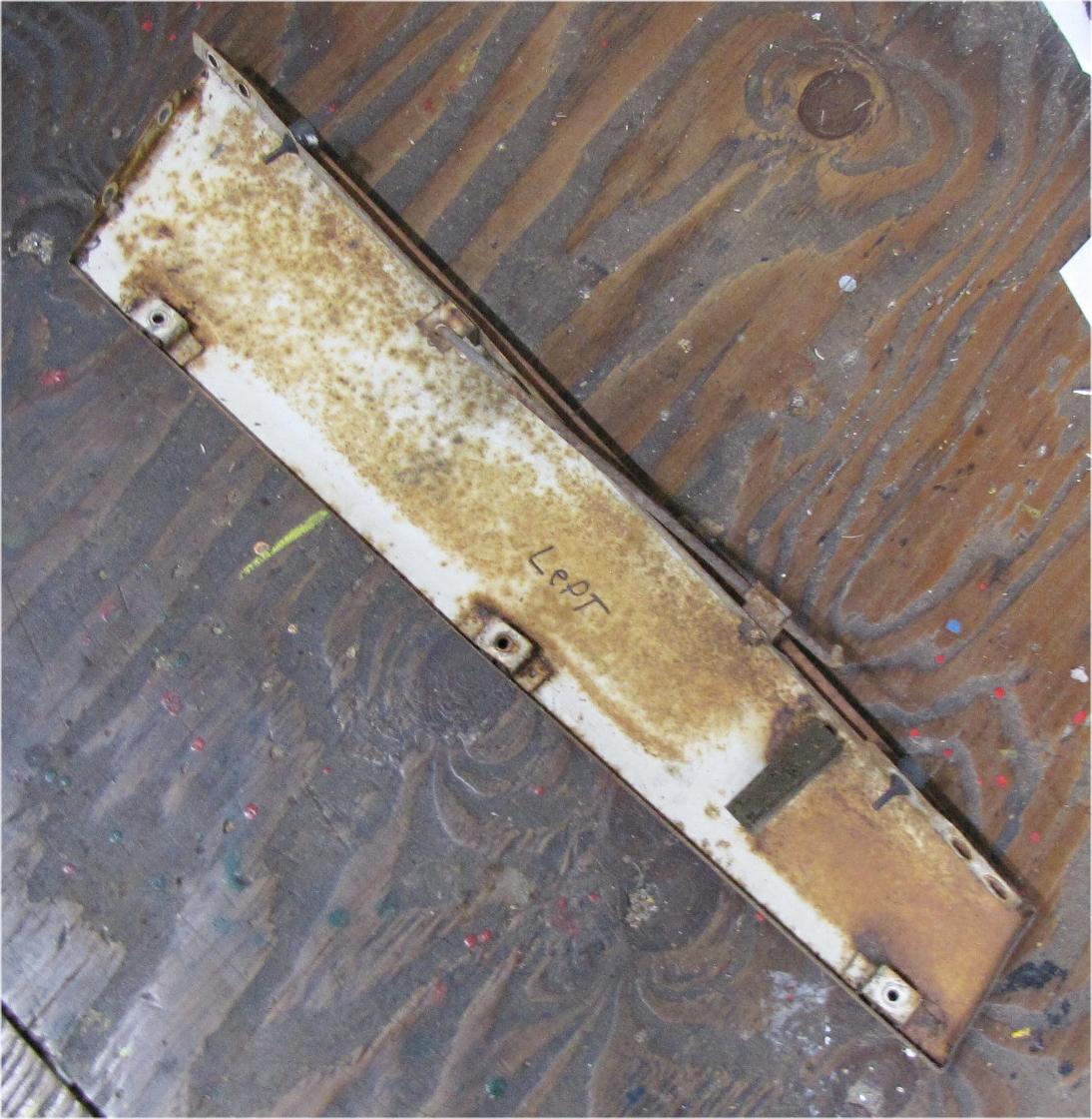 unknown Mitsubishi mt210 Diesel Left upper Hood Panel sheet metal used tractor part