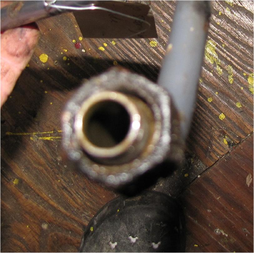 unknown Mitsubishi mt210 Diesel Hydraulic Line / tube Valve block to Steering Box right used tractor part