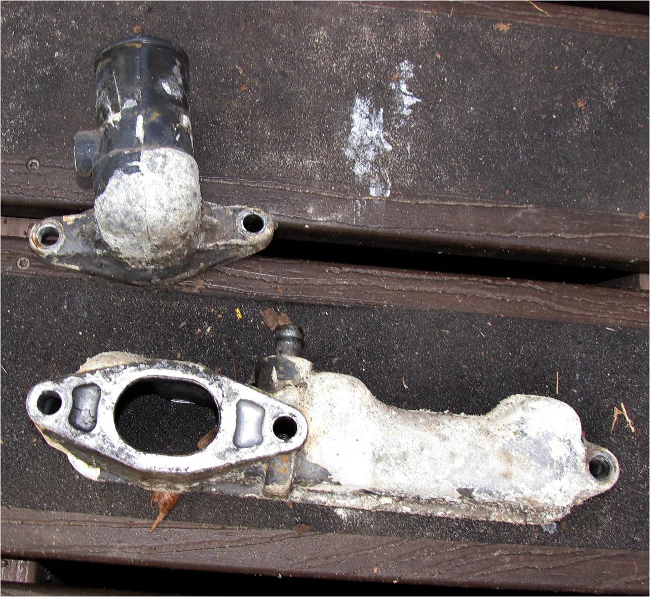 unknown Mitsubishi mt210 Diesel Intake Manifold with inlet used tractor part