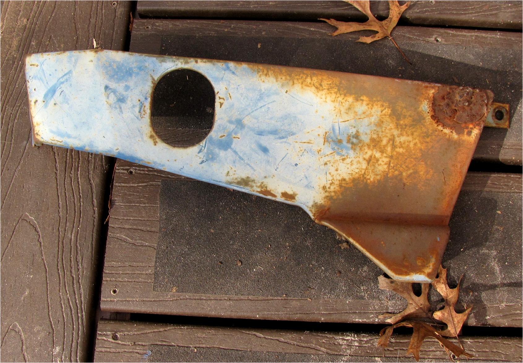 unknown Mitsubishi mt210 Diesel Lower Rear Right Hood Panel OEM used tractor part