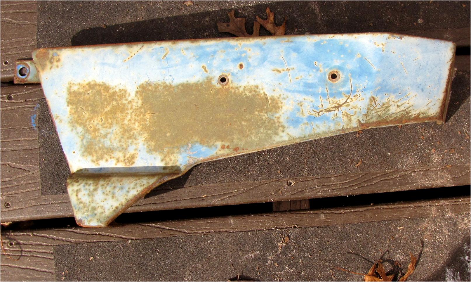 unknown Mitsubishi mt210 Diesel Lower Rear Left Hood Panel OEM used tractor part