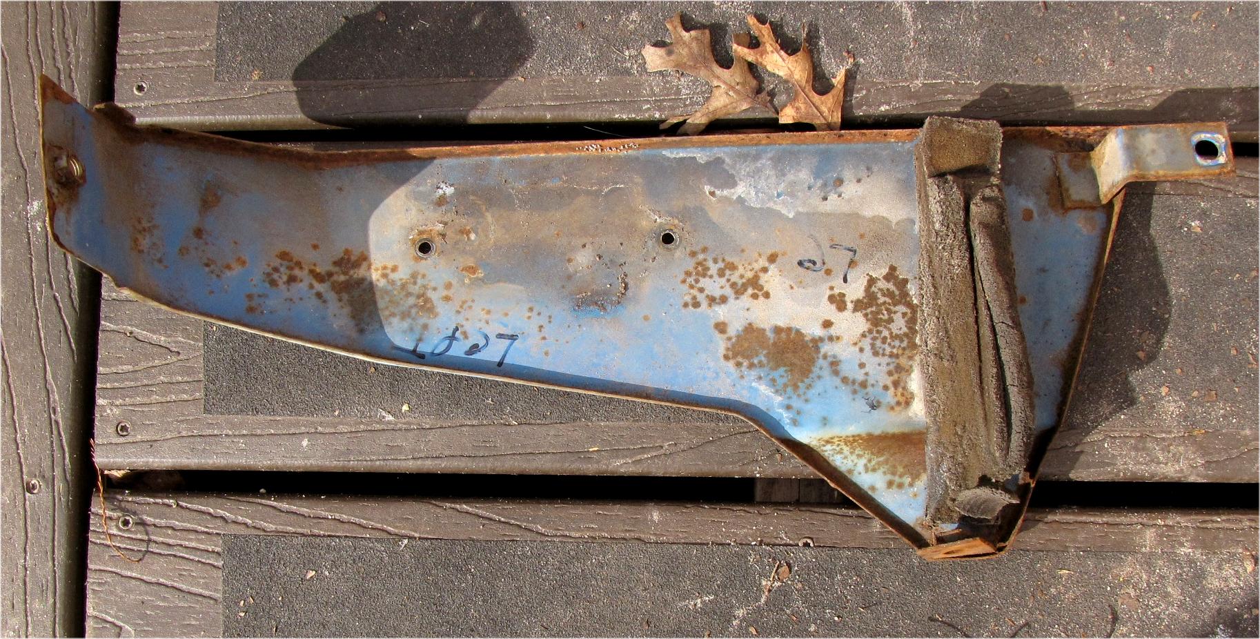 unknown Mitsubishi mt210 Diesel Lower Rear Left Hood Panel OEM used tractor part