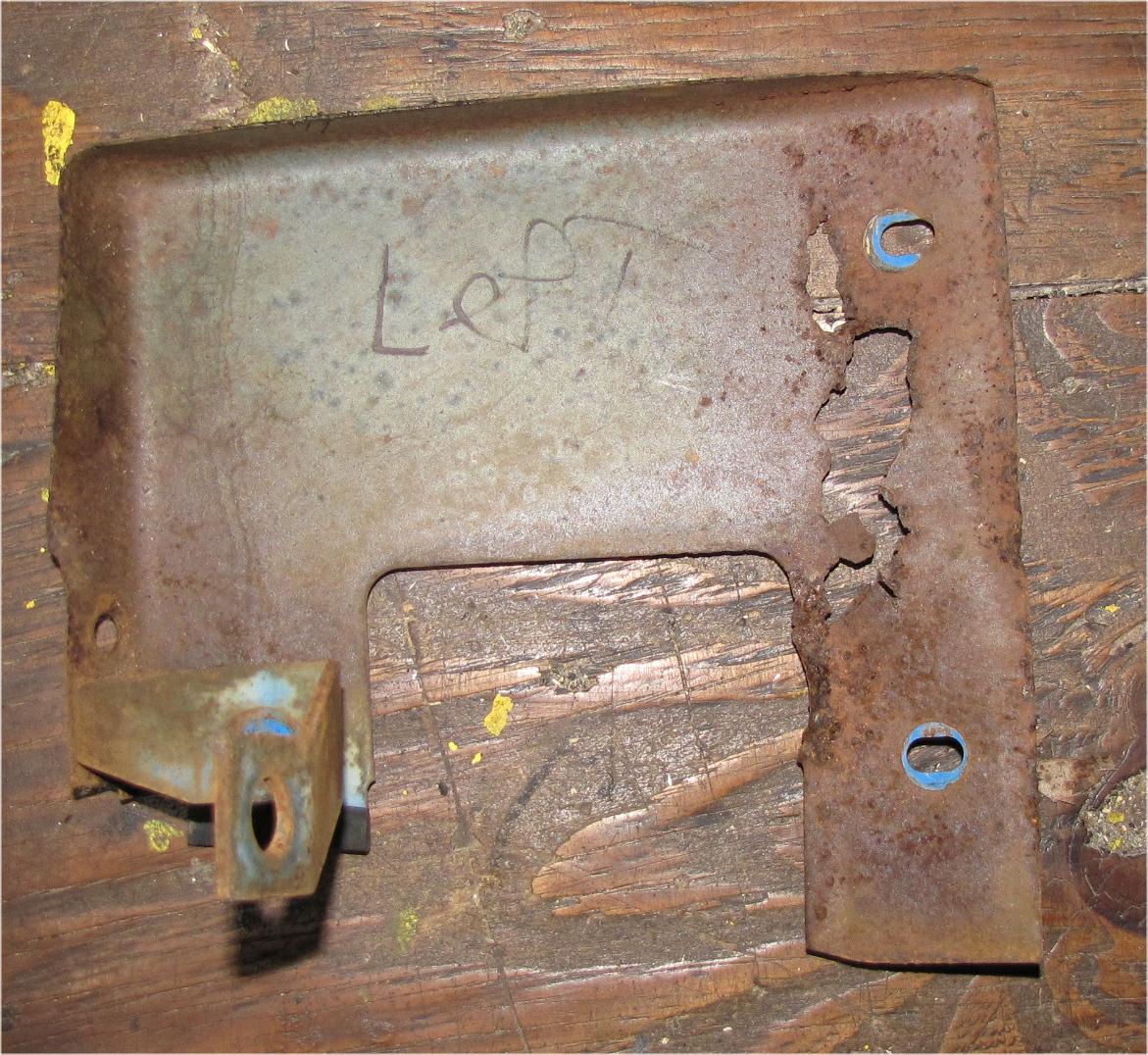 unknown Mitsubishi mt210 Diesel Left Footrest OEM running board used tractor part