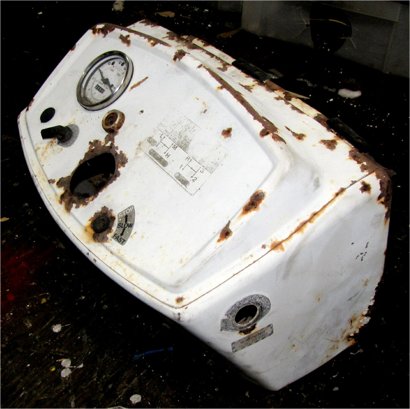1978 - 1982 Mitsubishi mt750 Diesel Dash used tractor part