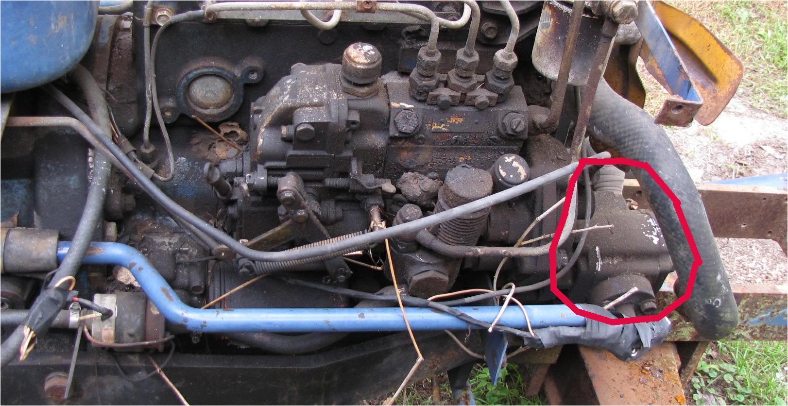 1978 - 1982 Mitsubishi mt750 Diesel Kayaba KYB Hydraulic Pump used tractor part