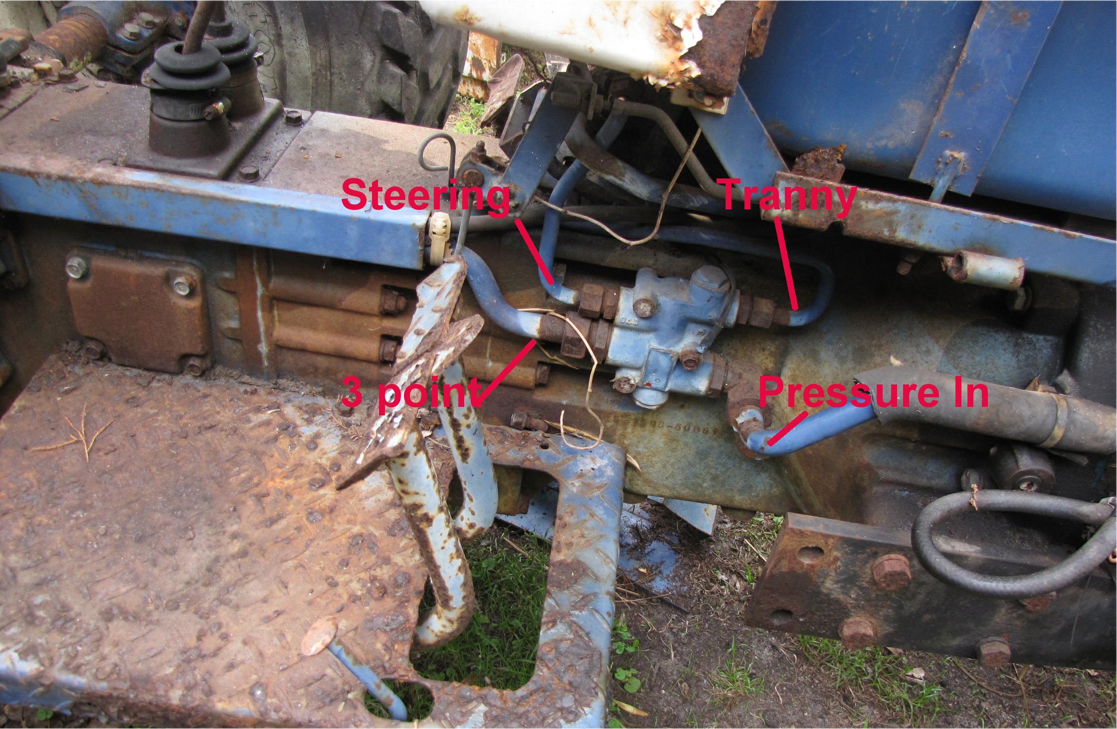 1978 - 1982 Mitsubishi mt750 Diesel Complete Power Steering System Kit Cylinder Valve Steering Box used tractor part