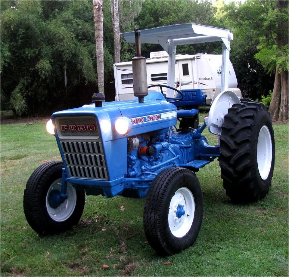 After restoration photo of Ford 3000 diesel tractor
