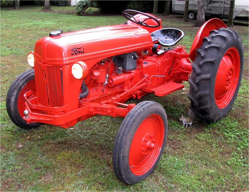 After restoration photo of Ford 8N gas tractor