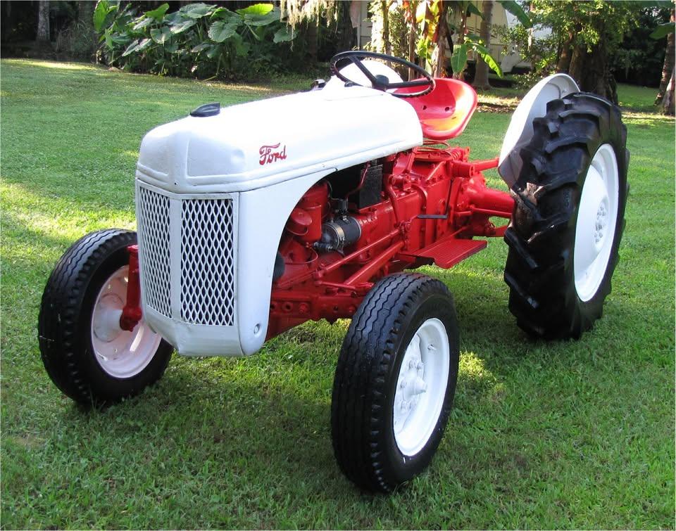 After restoration photo of Ford 8N gas tractor