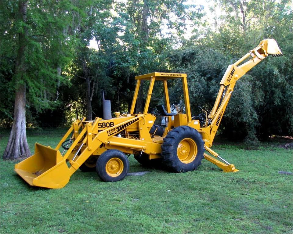 After restoration photo of Case 580B CK backhoe